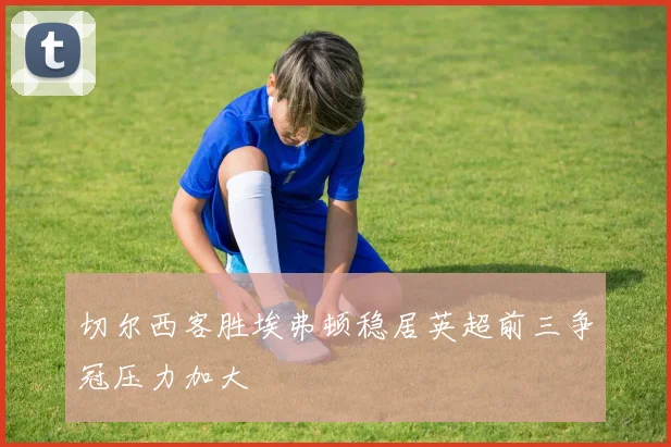 切尔西客胜埃弗顿稳居英超前三争冠压力加大